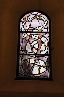 Mosaikvindue i kirken